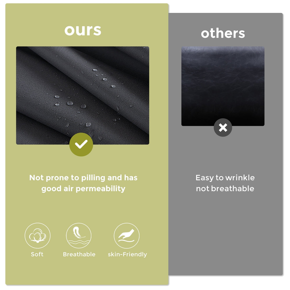 GOMYWAY Accent Chair Mid-Century Modern Armchair with Solid Wood Frame, Black