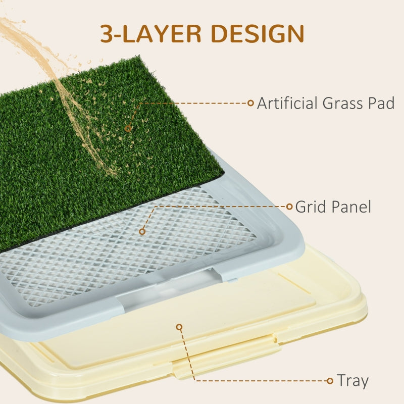 Puppy Training Pad, Indoor Portable, Artificial Grass, 63 x 48.5cm