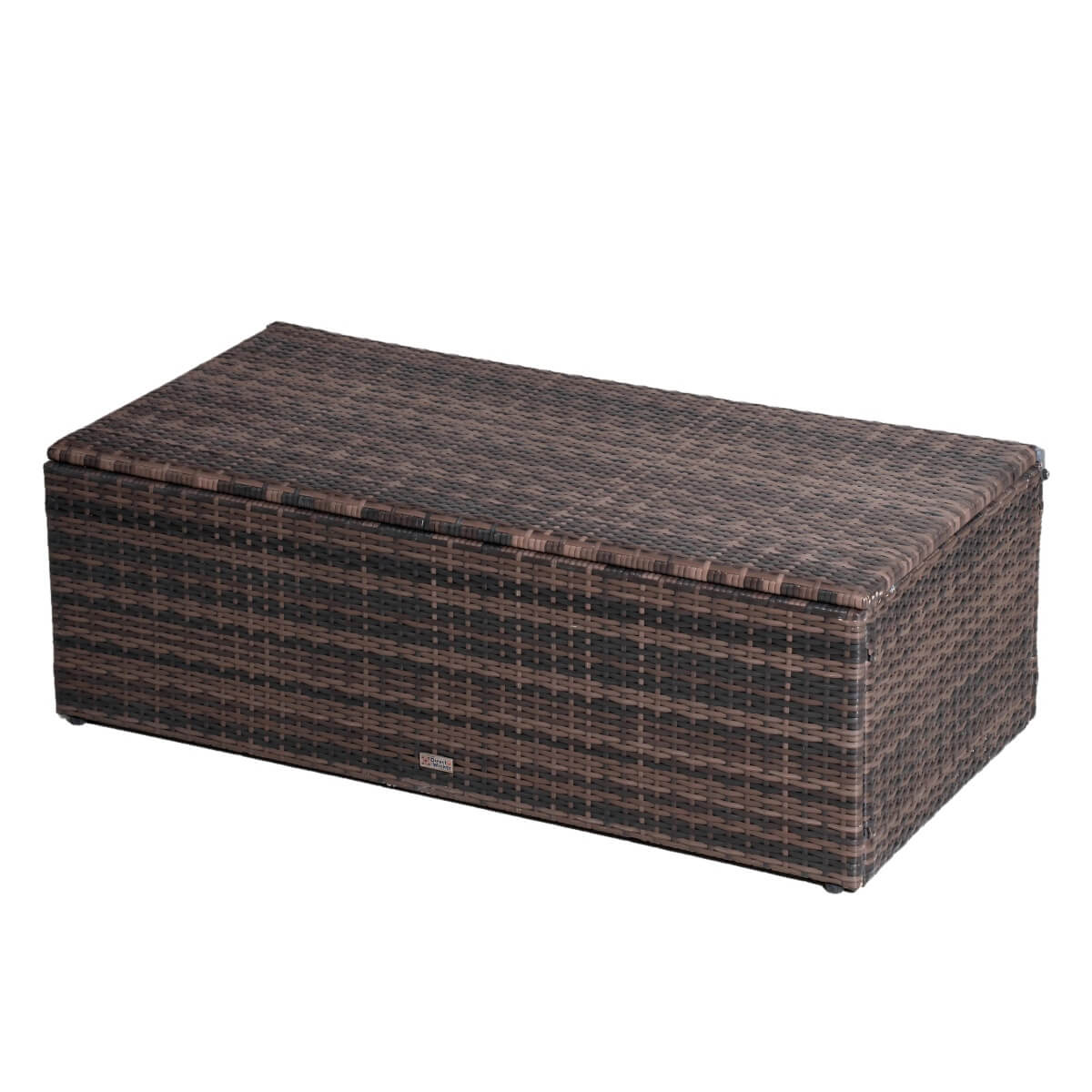 7 Seater Outdoor Garden Lounge Set – Rattan Sofa with Coffee Table and Side Table Featuring Built-In Storage