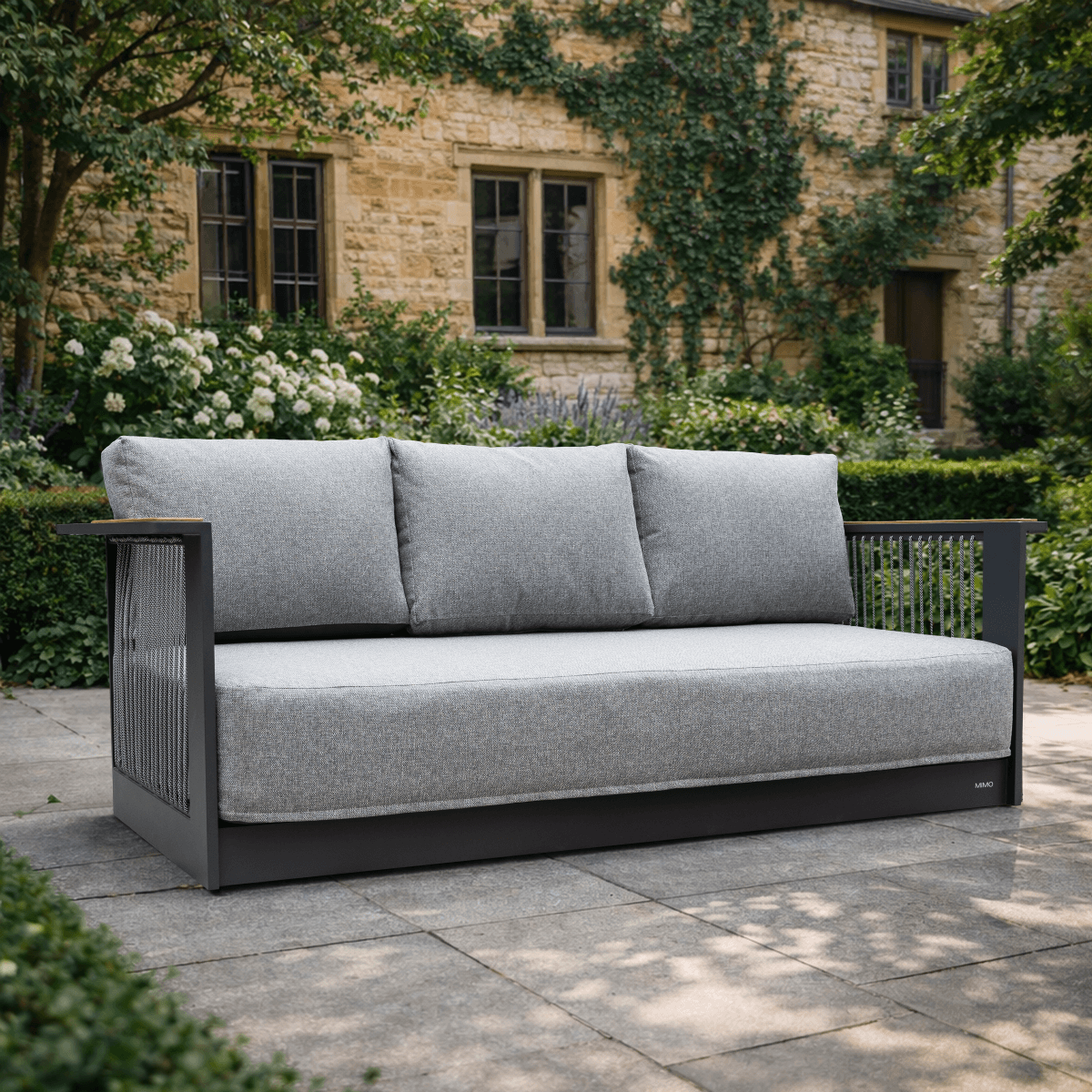TALARA Aluminium 3-Seater Outdoor Sofa