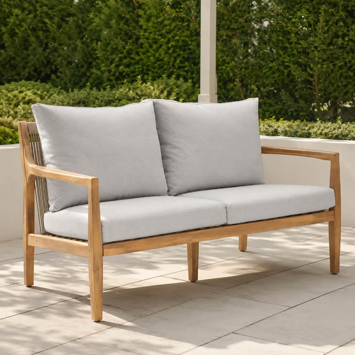 SOLARA Solid Wood 2-seater Sofa