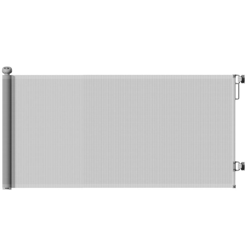 Retractable Stair Gate, Extends Up to 180cm Wide, Grey