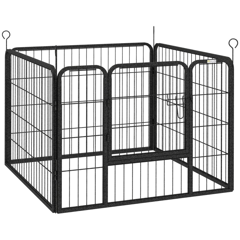 Heavy Duty Dog Playpen, 4 Panel Puppy Pen Foldable Kennel, Indoor Outdoor
