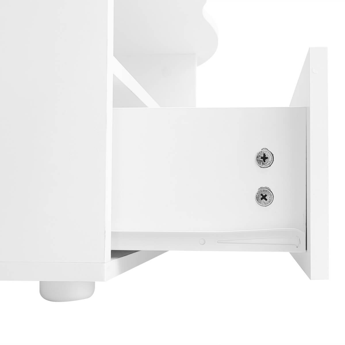 Cloud Shaped Coffee Table with Storage - Modern Coffee Table with Drawer