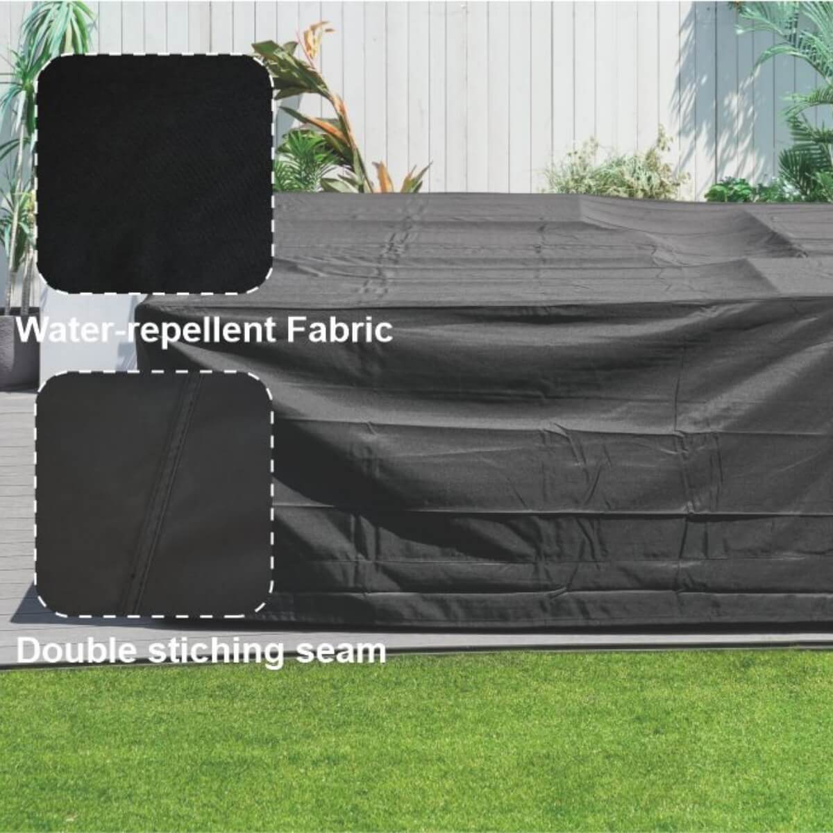 Waterproof Garden Furniture Cover - Heavy Duty Outdoor Patio Cover, All Season Protection