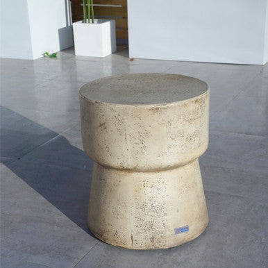 Outdoor Imitation Wood Waterproof Cylindrical Edge Coffee Table - PAT-2464ST