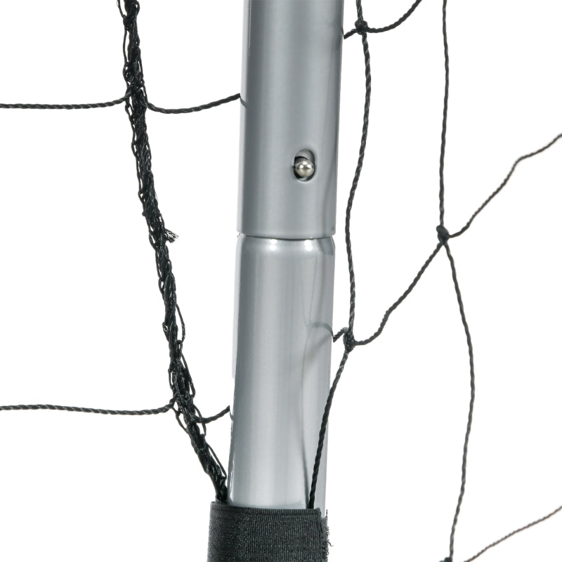 SPORTNOW Football Goal, 8ft x 5ft Garden Football Net, with Ground Stakes