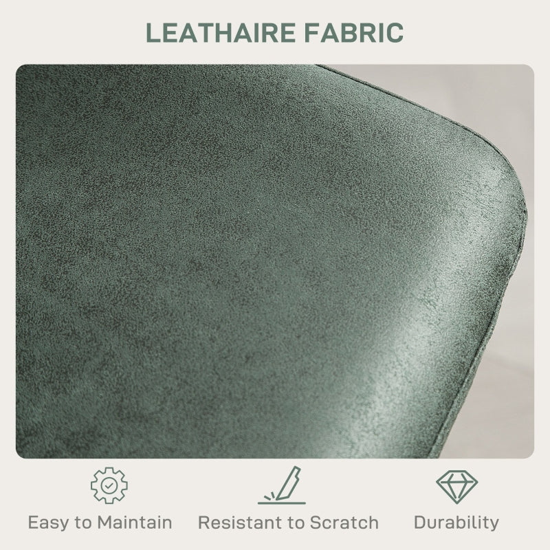 Retro Tub Bar Stools, Set of Two - Green