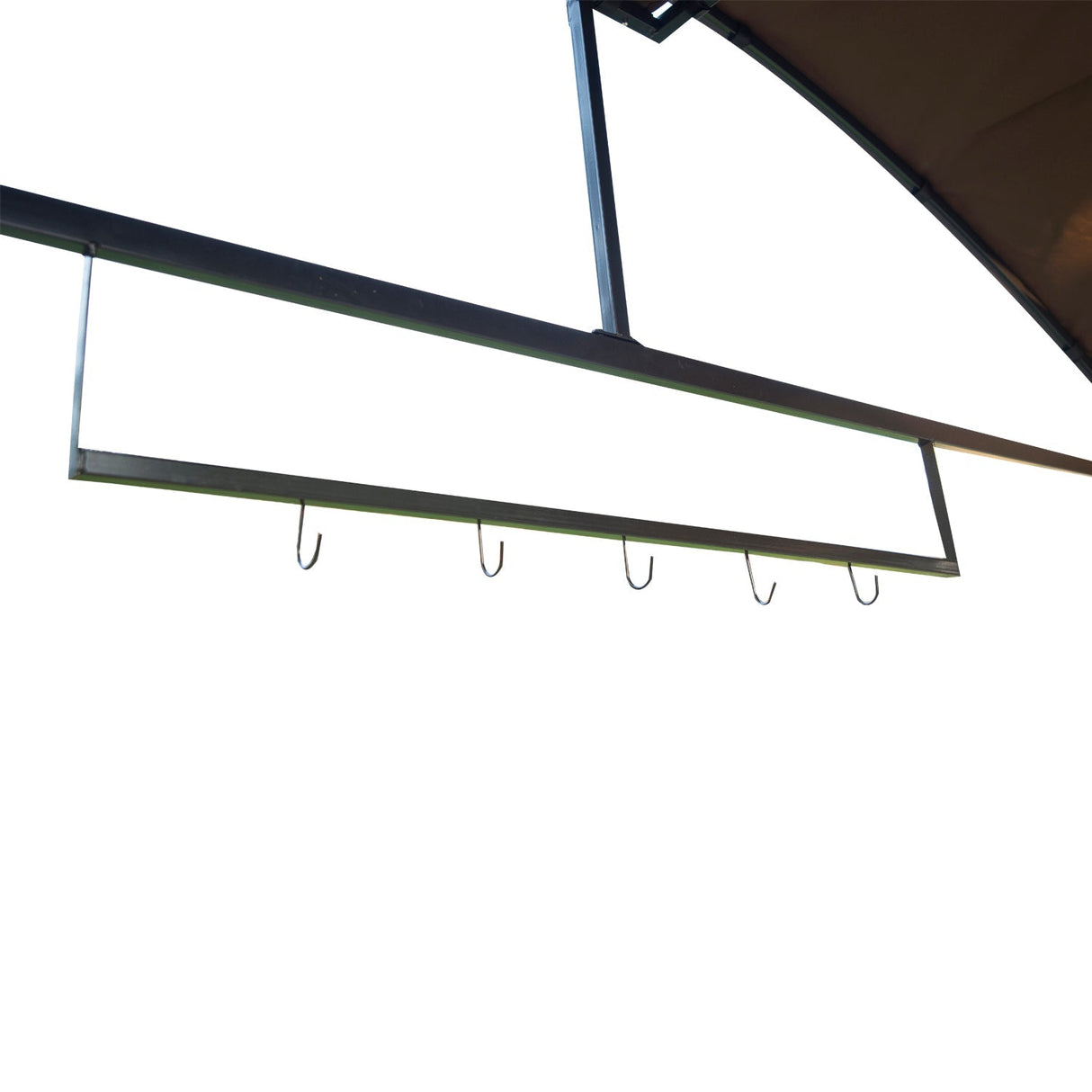 Metal Smoking Gazebo Marquee BBQ Shelter - Coffee