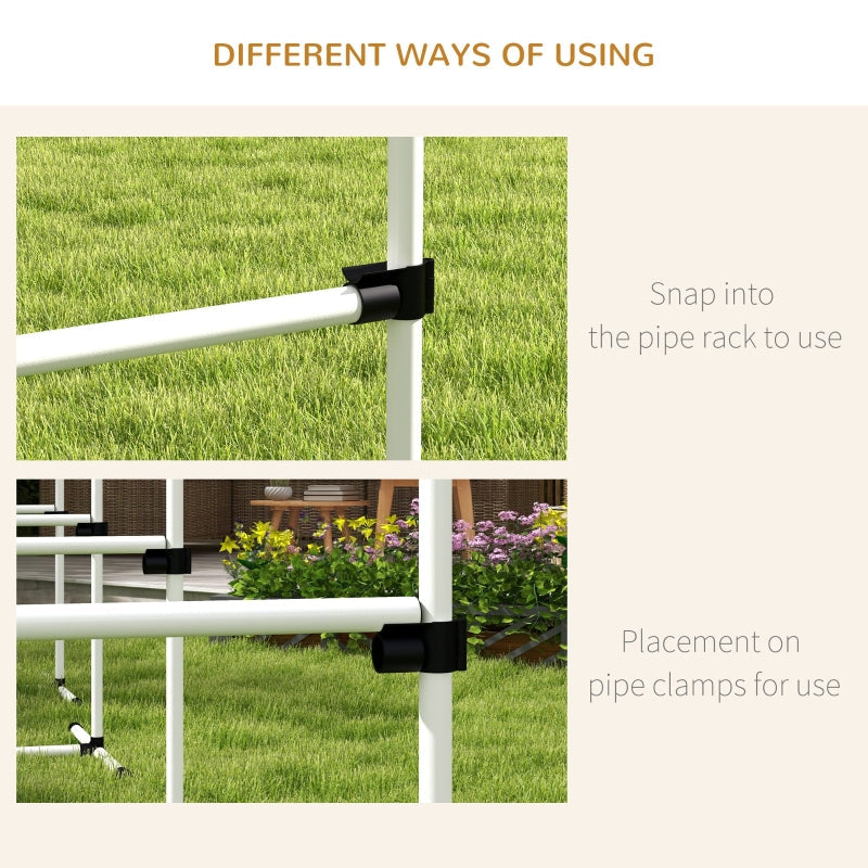 Dog Agility Training Equipment 4 Pieces, Adjustable Height Jumps Hurdle with Carrying Bag, White