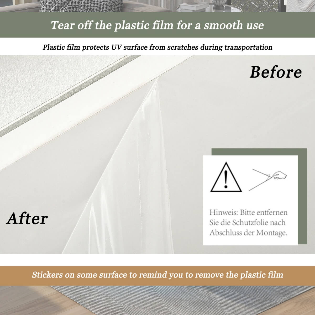 White High Gloss Coffee Table with 360¡ã Rotating Top & LED