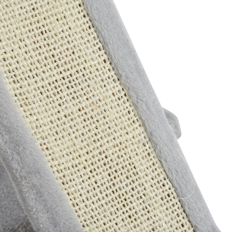 Cat Tree 83cm Scratching Post Kitten Tower Grey