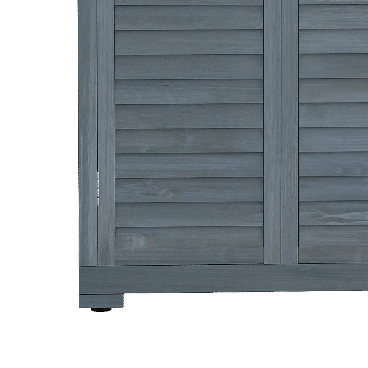 Fir Wood Garden Shed 39.5 x 79cm - Grey
