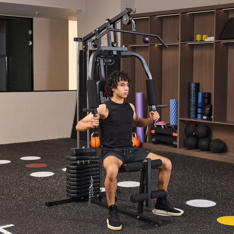 Multifunction Home Gym Machine with 45kg Weight Stacks for Strength Training