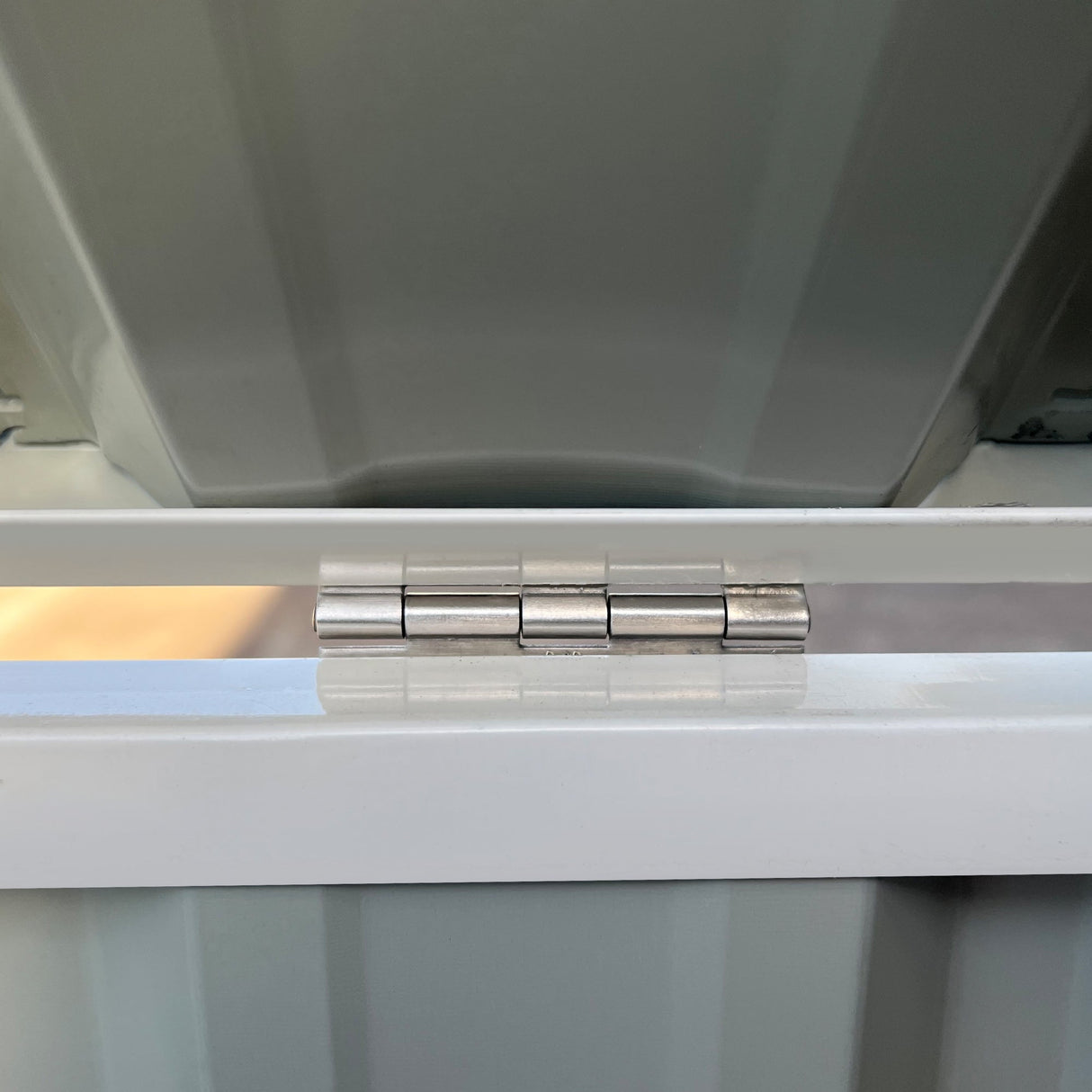 Garden 2-Bin Storage Shed, Double Rubbish Hide Dustbin, Steel