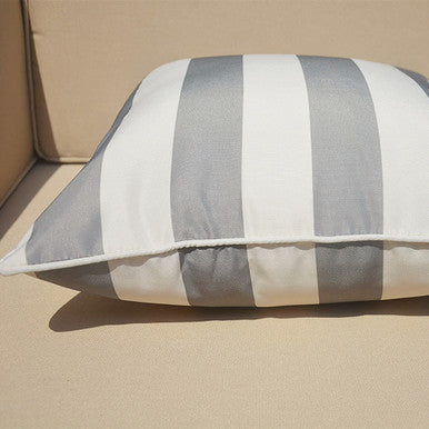 Outdoor Cushion Cover PC-6 - Weather-Resistant, Striped Design (2-Pack)