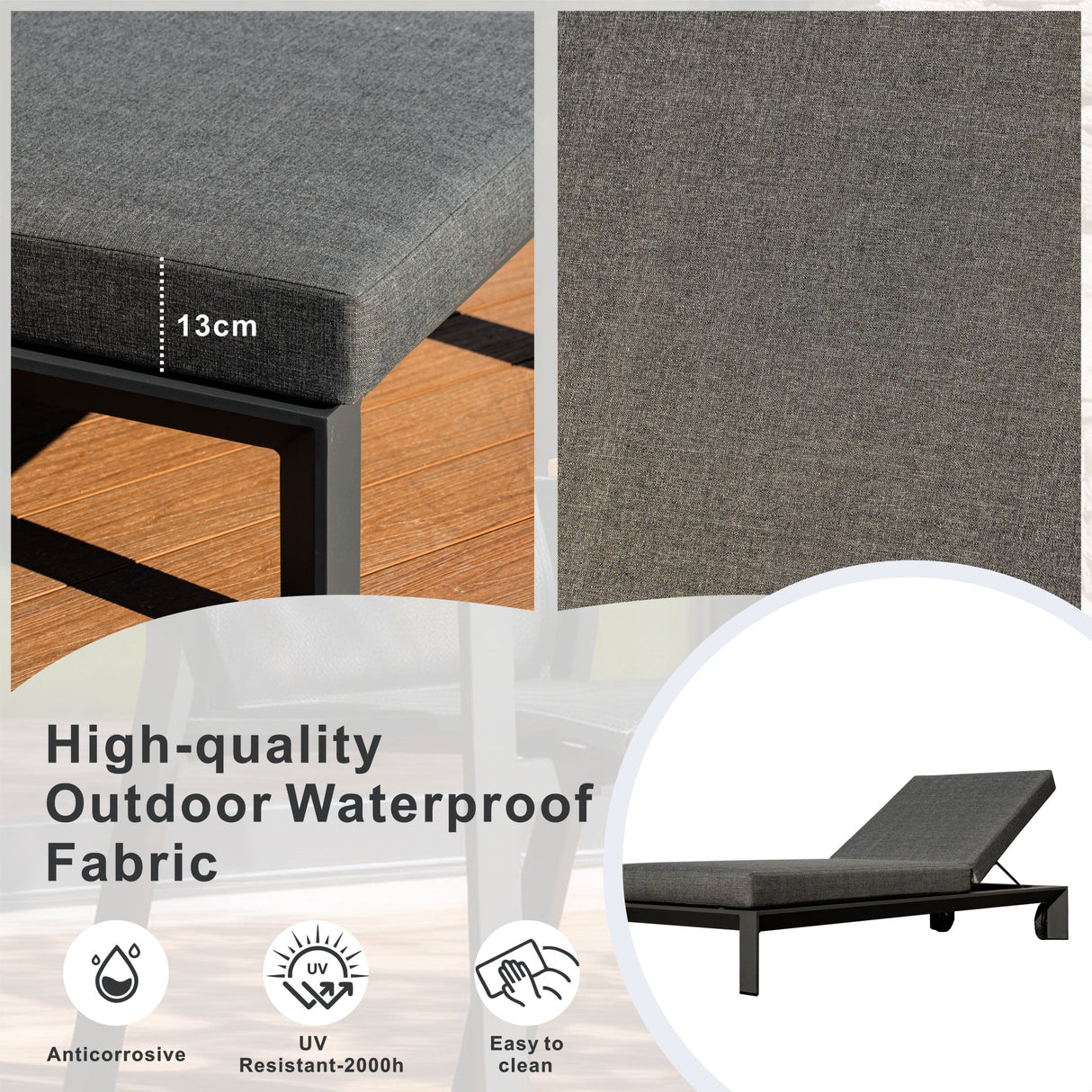 ARVE Aluminum Sun Lounger