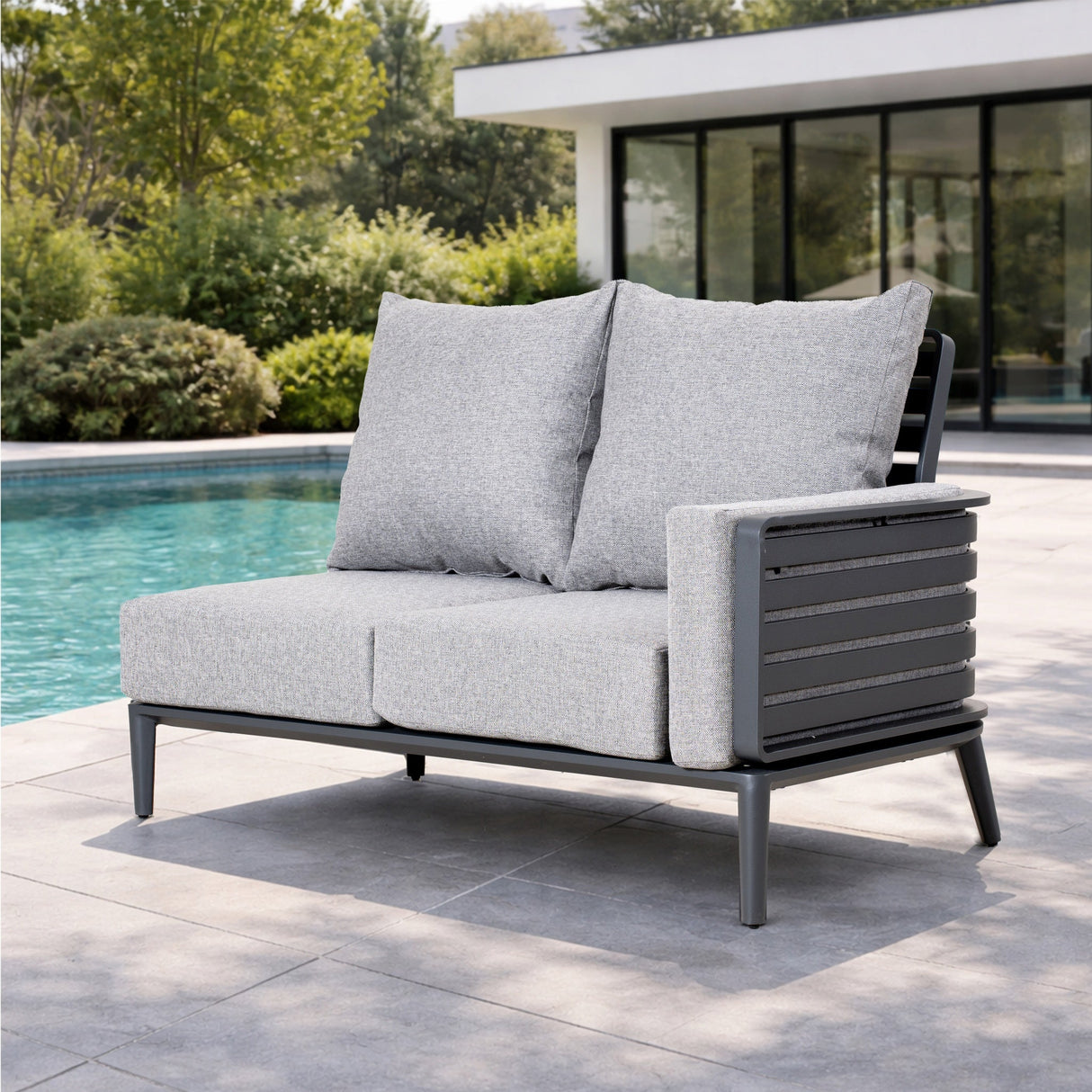 AUREL Aluminium Modular Armrest Sofa (Left & Right)