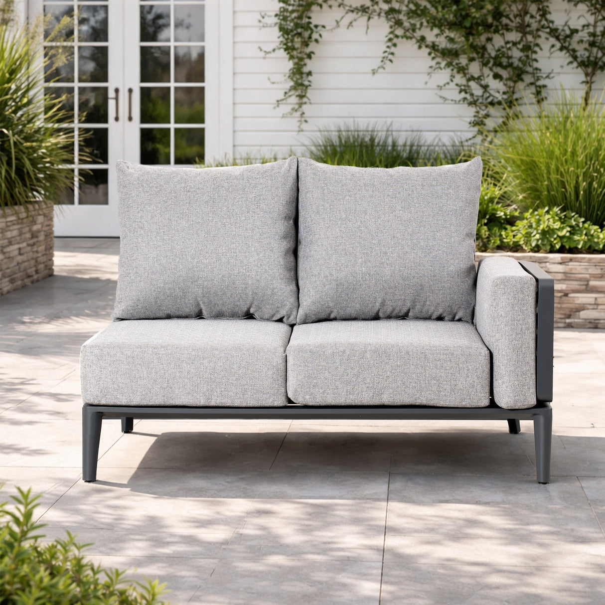 AUREL Aluminium Modular Armrest Sofa (Left & Right)