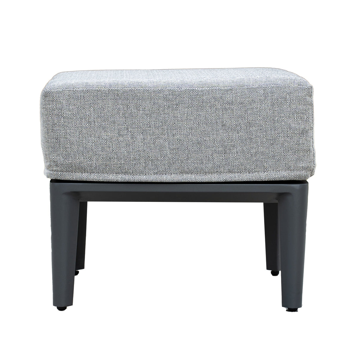 AUREL Aluminium Square Ottoman