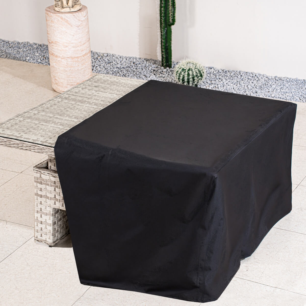 Waterproof Outdoor Furniture Cover RC-2023 – Heavy Duty, All-Season Protection (129 × 129 × 73 cm)