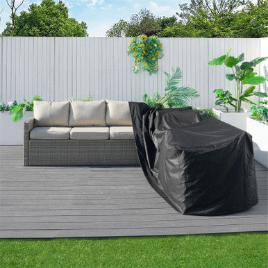 Waterproof L-Shaped Outdoor Sofa Cover RC-26L/27L – Heavy Duty, All-Season Protection