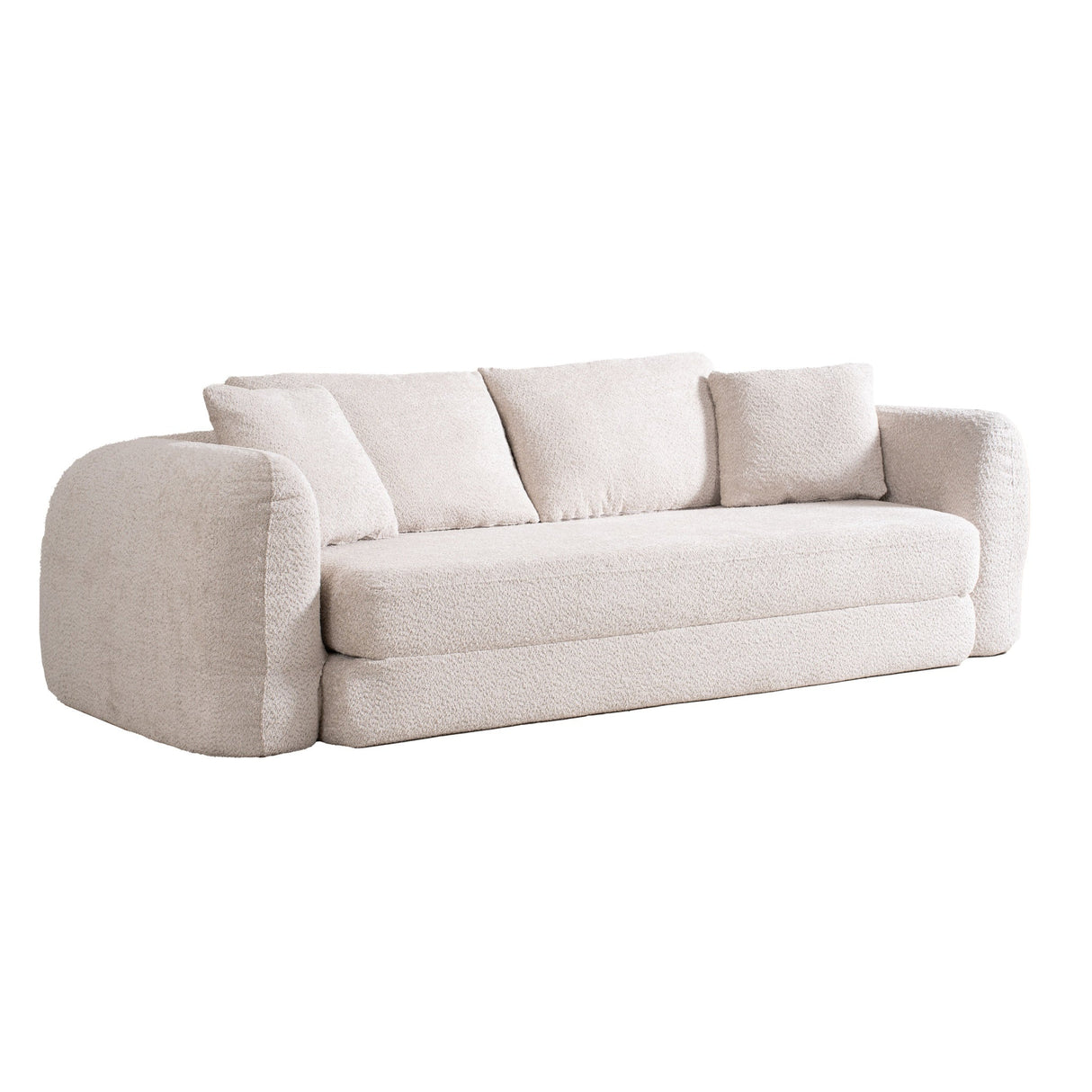 SOFTY Compressed Pull-Out Sofa Bed - Beige