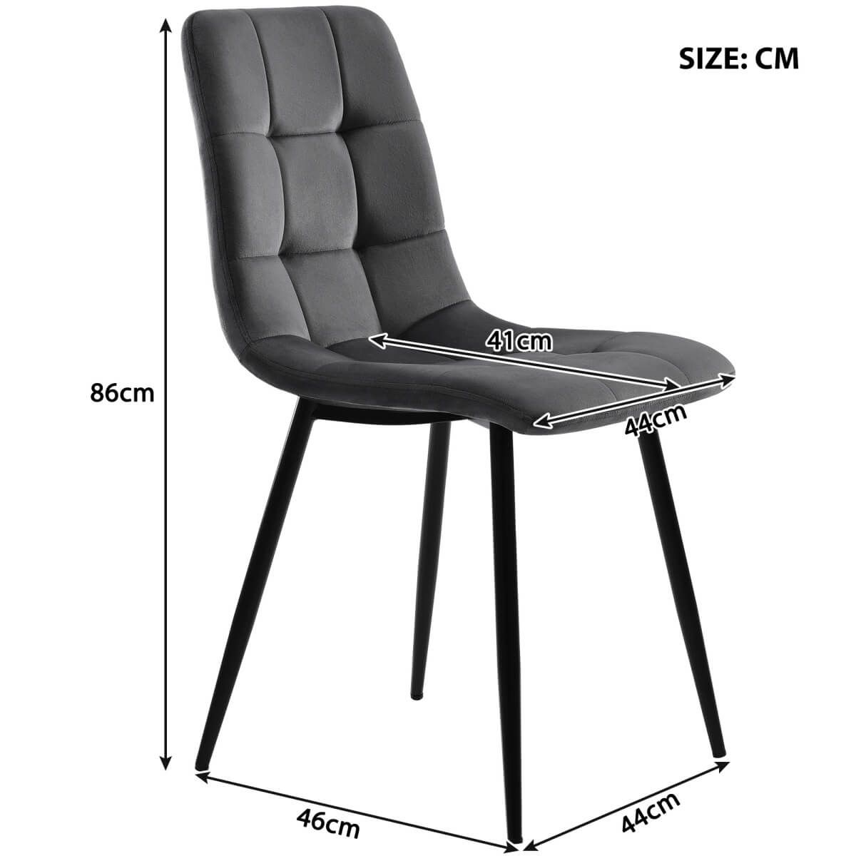 5 Piece Round Dining Table Set - Modern Kitchen Table with 4 Velvet Chairs & Gold Legs