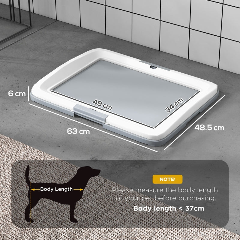 Dog Toilet Tray for Training, Indoor Outdoor, 63 x 49 x 6cm