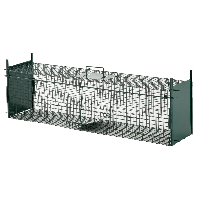 Two-Door Live Trap for Small Animals, Rat and Mice - Dark Green