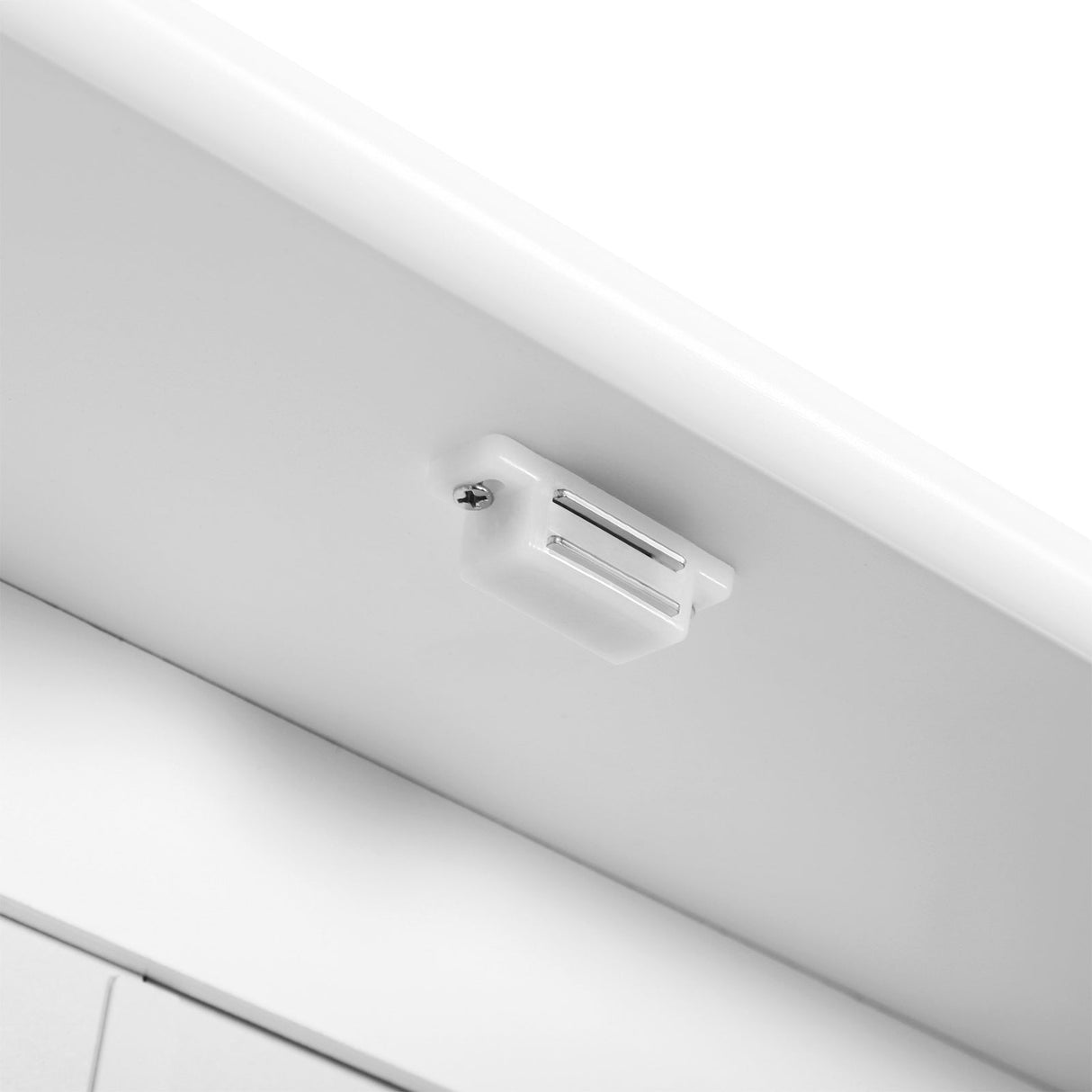 Kleankin Wall-mounted Bathroom Cabinet Mirror Door Organiser Storage Shelves White