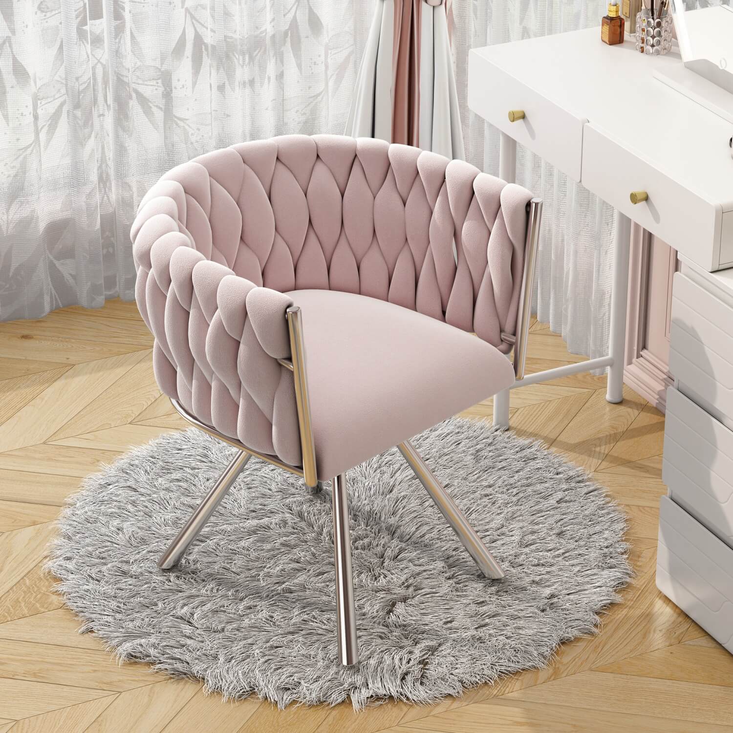 🪑 Elevate Your Space with the Velvet Swivel Dining Chair
