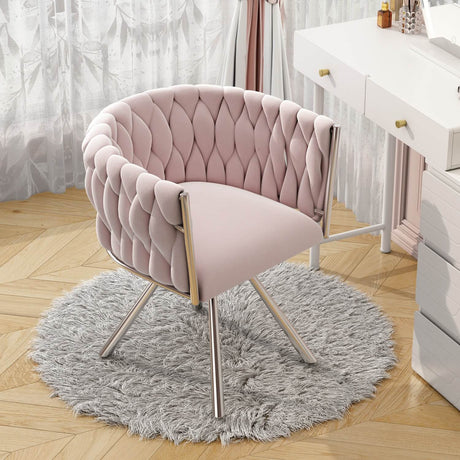 🪑 Elevate Your Space with the Velvet Swivel Dining Chair