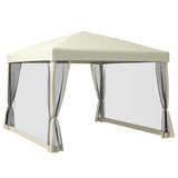 Pop Up Gazebo with 4 Mesh Sides, Carry Bag, Adjustable Height - 3x3m