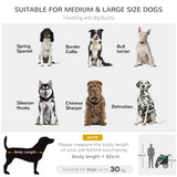 PawHut Foldable Pet Stroller with Washable Cushion, Storage Bags, Safety Leash, Dark Green