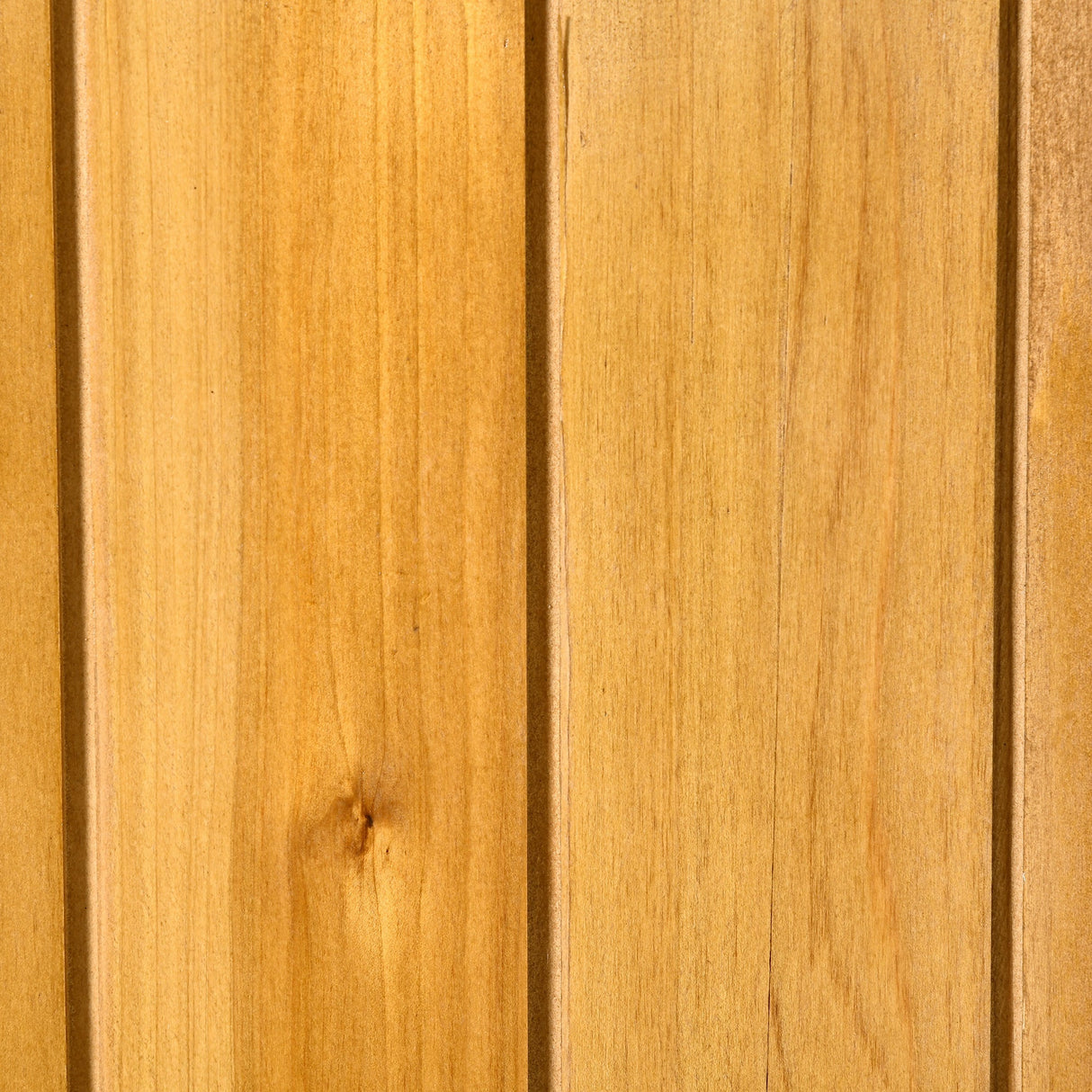 Fir Wood Garden Shed, with Asphalt Roof - Natural