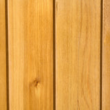 Fir Wood Garden Shed, with Asphalt Roof - Natural