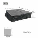 Waterproof Garden Furniture Cover - Heavy Duty Outdoor Patio Cover, All Season Protection
