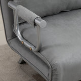 Two-Seater Sofa Bed Click-Clack Light Grey