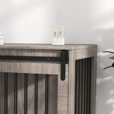 Dog Crate Furniture, 118cm, Removable Cushion, Extra Large - Walnut Brown