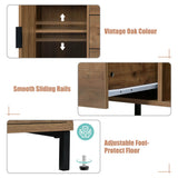 Sideboard Cabinet with 2 Doors and 3 Drawers - Storage Unit with Adjustable Shelf