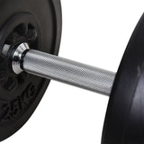 Dumbbell and Barbell Set, 65kg Adjustable Weights for Home Gym - Black