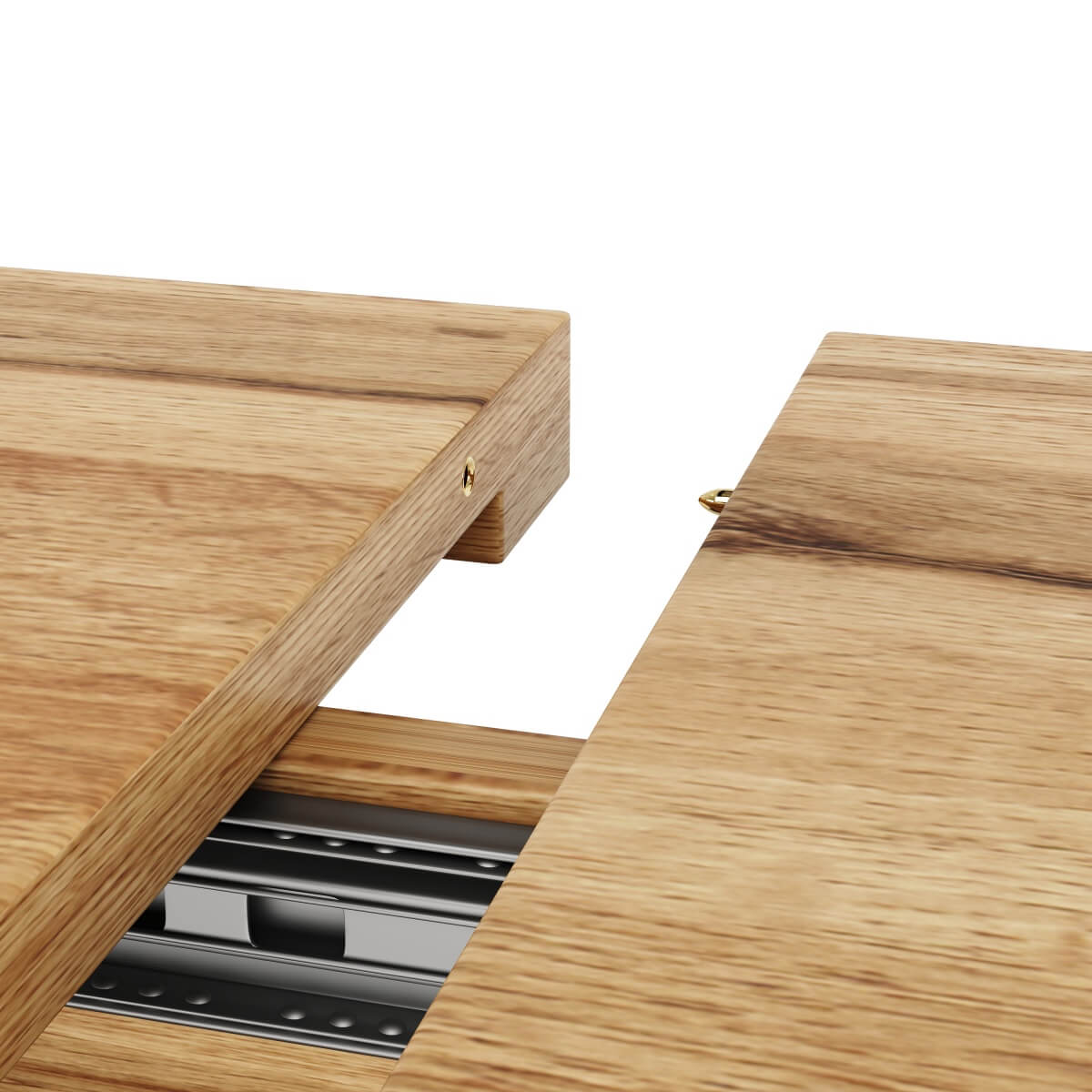 Extendable Dining Table – 120–160 cm Wood Grain Table for Kitchen & Living Roo