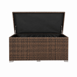 Rattan Garden Storage Box - Medium Outdoor Patio Storage Chest