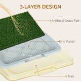 Puppy Training Pad, Indoor Portable, Artificial Grass, 63 x 48.5cm