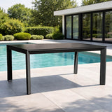 ARVE 160cm Aluminum Dining Table