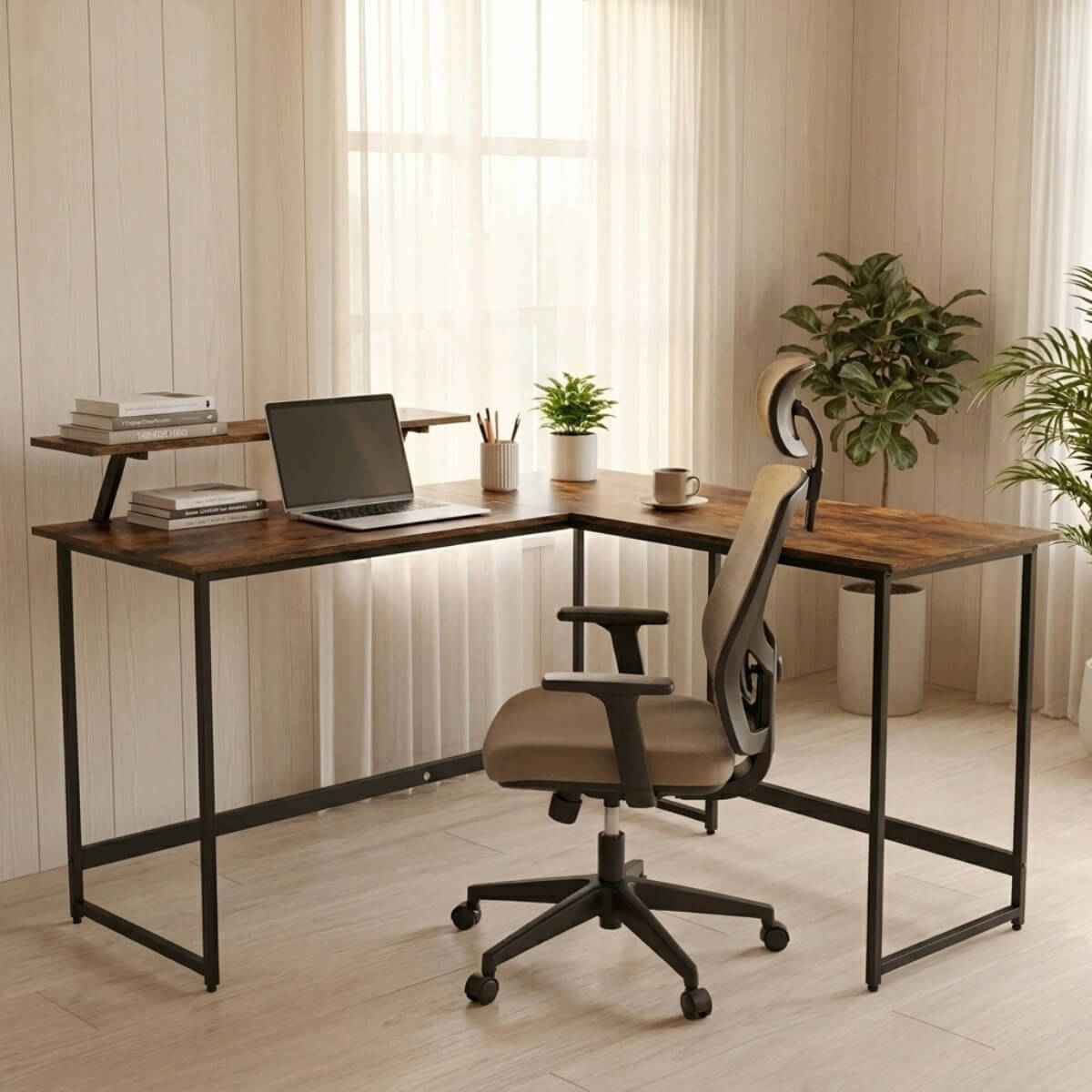 L Shaped Corner Desk - Home Office Computer Desk