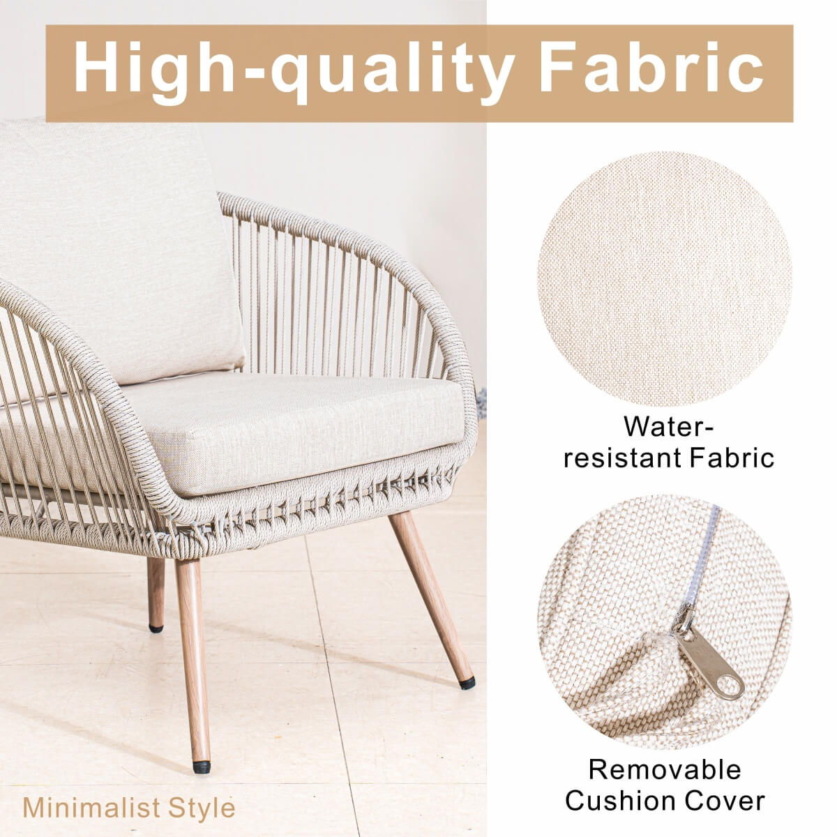 Outdoor Metal Bistro Set - Garden Furniture for Small Spaces