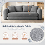 SOFTY Compressed Pull-Out Sofa Bed - Grey