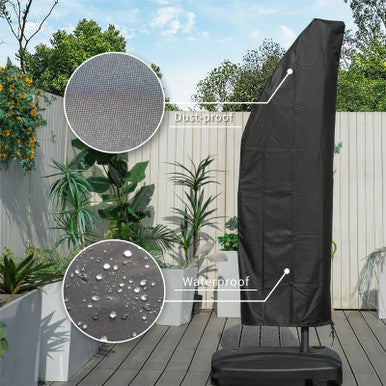 Waterproof Cantilever Parasol Cover UC-007 – Heavy Duty, All-Season Protection